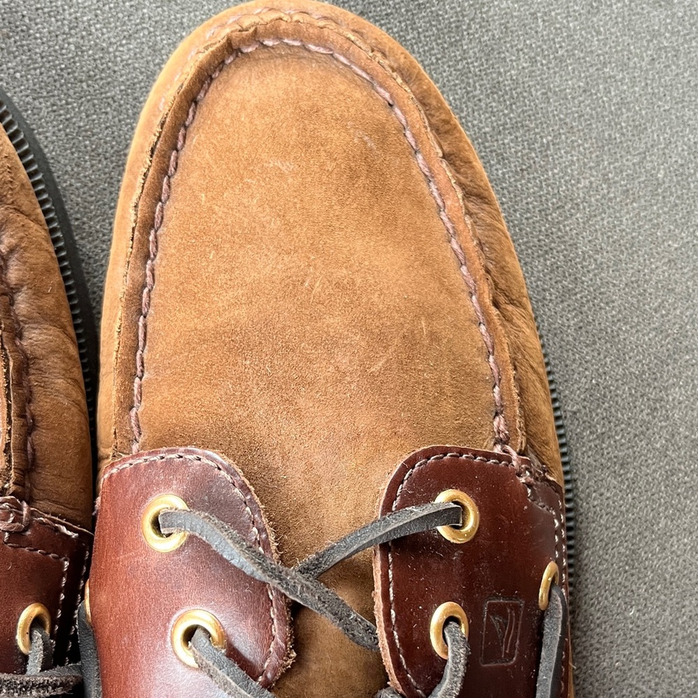 Sperry Top-Sider Classic Brown Leather Boat Shoes - Picture 7 of 10